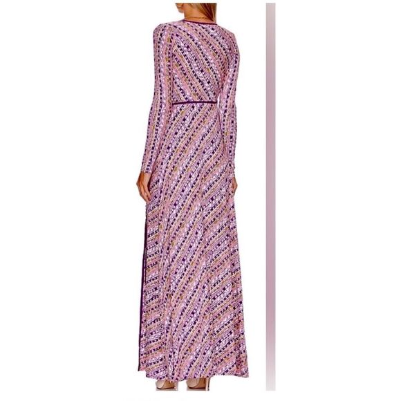 Free people Phoebe Maxi Dress in Peach Combo size xs - Picture 3 of 9